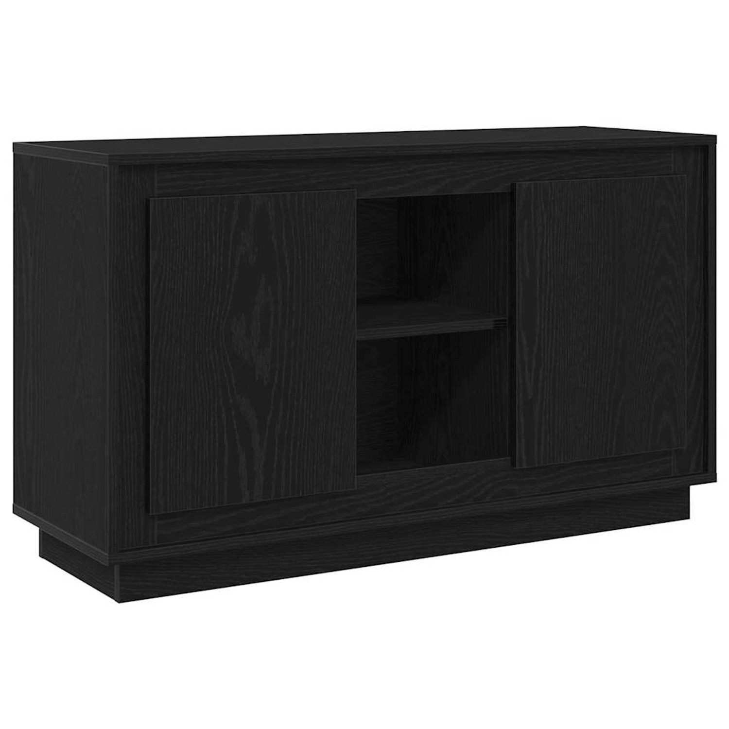 vidaXL Sideboard Schwarz Eichen-Optik 102 x 35 x 60 cm Holzwerkstoff 862815 günstig online kaufen