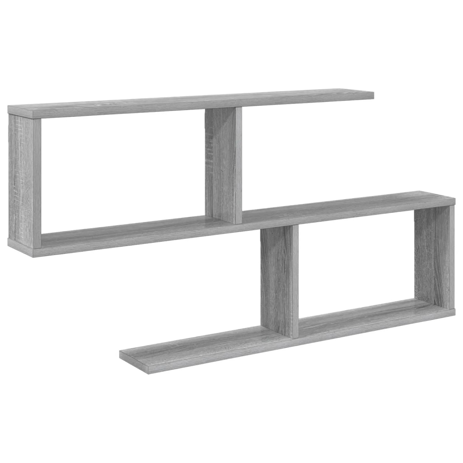vidaXL Wandregal Sonoma-Grau 100 x 12 x 50,5 cm Holzwerkstoff 8012273