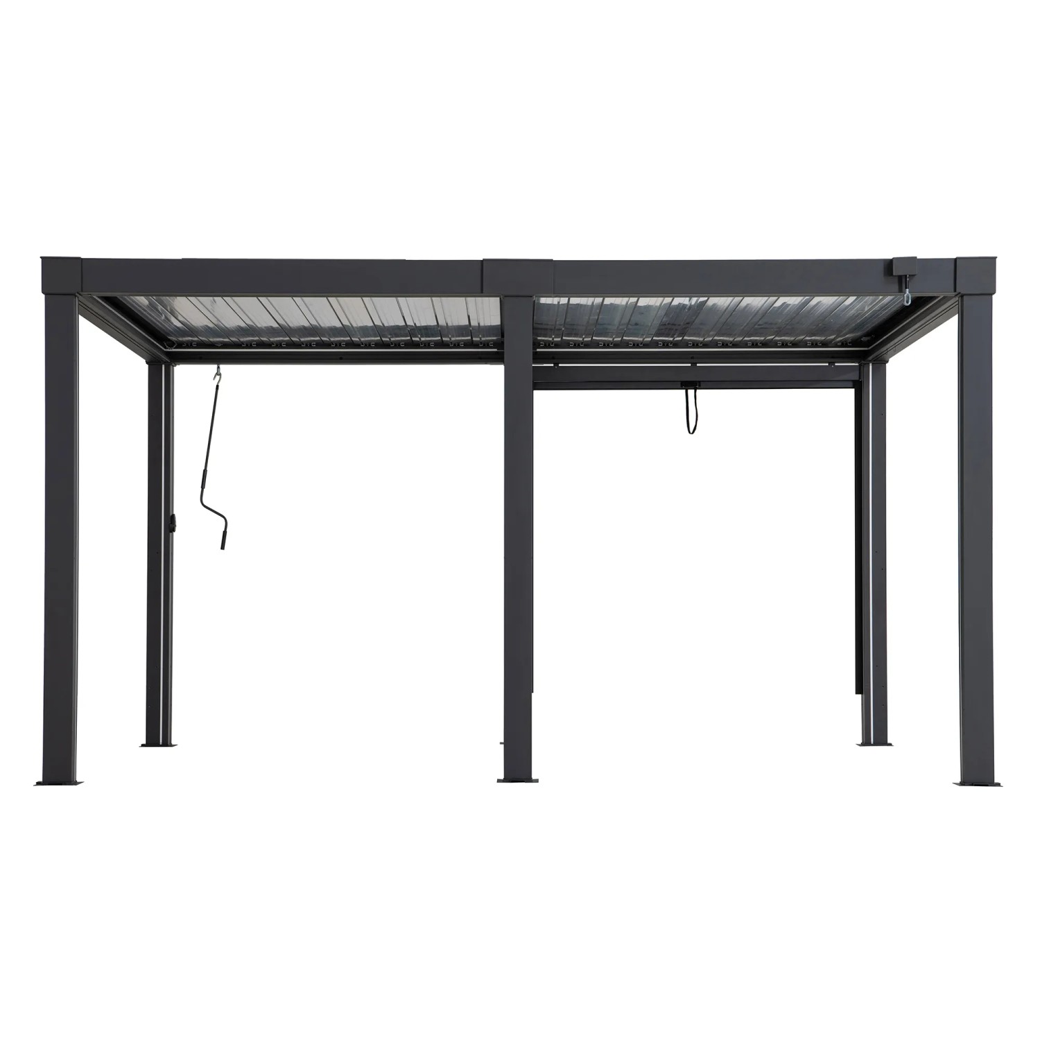Sunjoy Rollo für Multi-Pergola Matterhorn 2m, Textilrollo für Terrassenüberdachung.