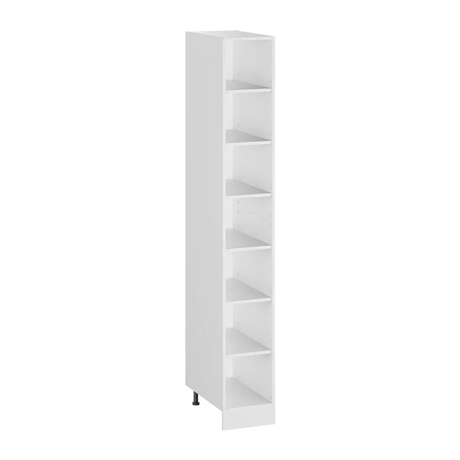 Vicco Küchenregal R-Line Weiß/Weiß 30 x 207 mit 7 Fächern Art Nr 60567
