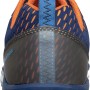 Albatros AER55 Sicherheitshalbschuh in Blau-Orange, Größe 39, Rückansicht. Arbeitsschuhe mit guter Dämpfung.