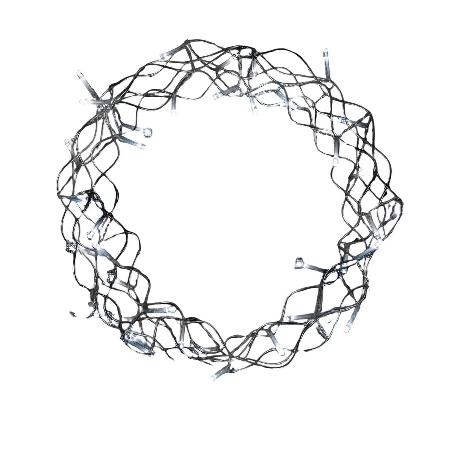 Lex 40 LED Metallkranz Ø 30 cm Weihnachtskranz Lichterkette Batterie Deko W günstig online kaufen