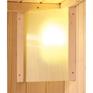 Karibu Saunaleuchte Premium mit sandgestrahltem Glas, Teil der Saunaöfen & Zubehör Kategorie.