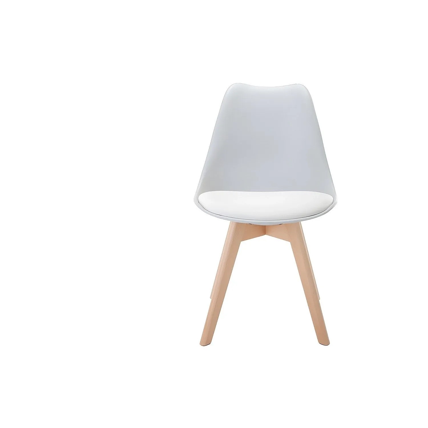 Vente-unique Stuhl Jody Hellgrau 49 cm