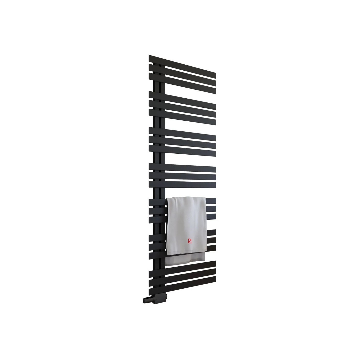 Schulte Emma Badheizkörper 60 x 176 cm 787 W Mittelanschluss Schwarz