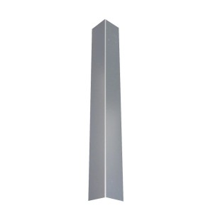 Schlögel Aluminium L-Profil, RAL 9006 Weißaluminium, 2mm stark, 90 Grad gekantet. Kantenschutz, Eckwinkel.