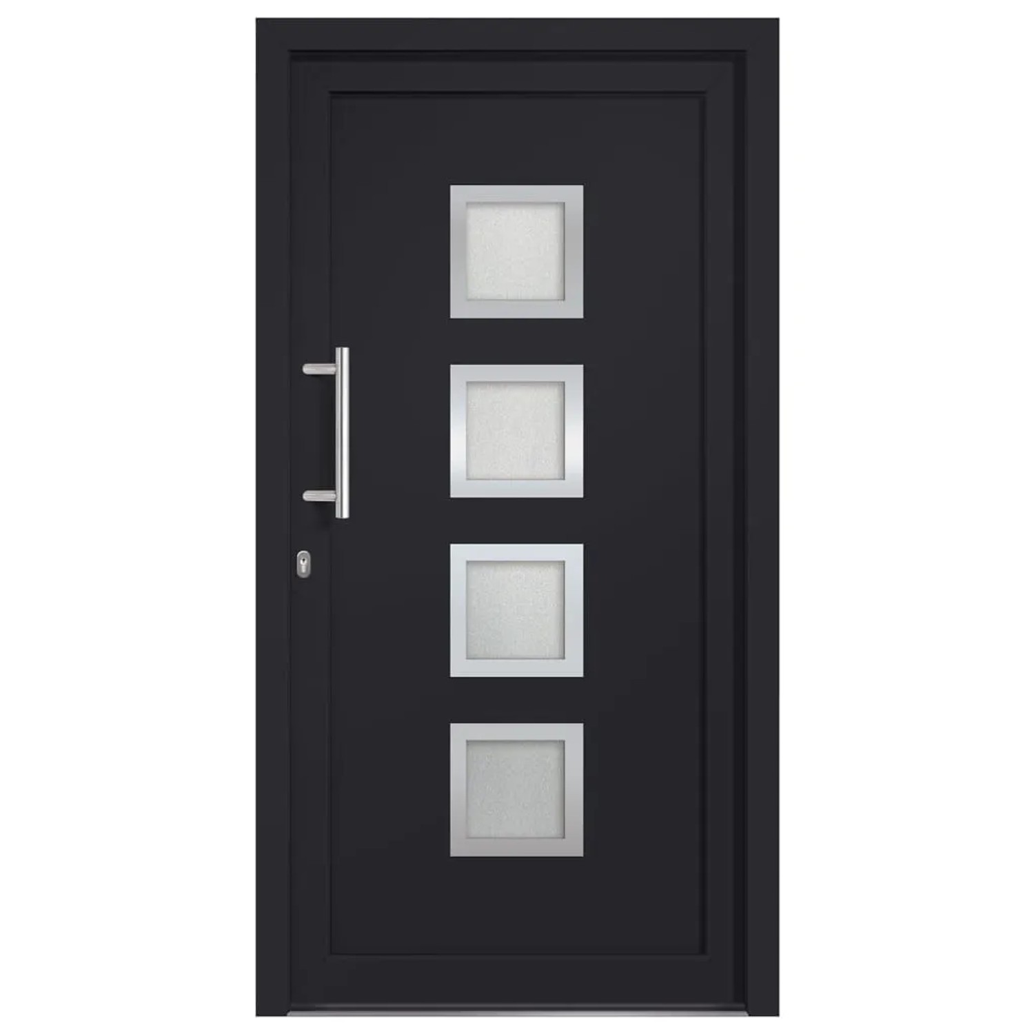 vidaXL Haustür Anthrazit 108x200 cm 279191