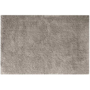 Spirella Elements Badteppich, 55x65 cm, Taupe, aus Baumwolle. Flauschiger Badvorleger.