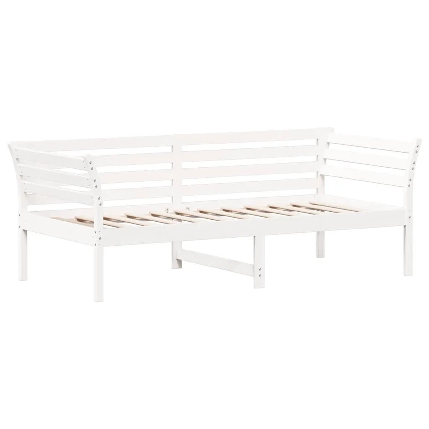 vidaXL Tagesbett ohne Matratze Weiß 75x190 cm Massivholz Kiefer 842883 günstig online kaufen