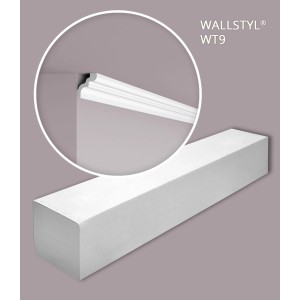 NOEL & MARQUET NMC WT9-Box WALLSTYL Eckleisten Set, 28 Stuckleisten (56 m), weiß.