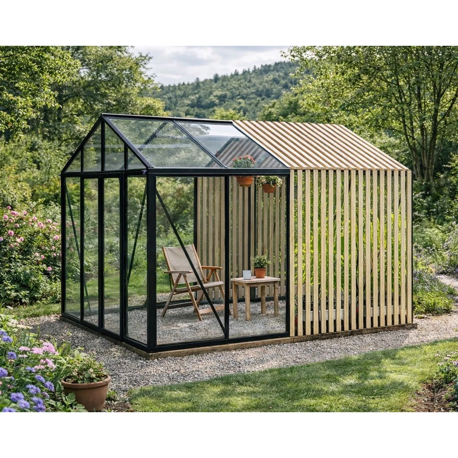 Bloomcabin Premium-Qualität Gewächshaus  Accoya-Fusion GHCAF10