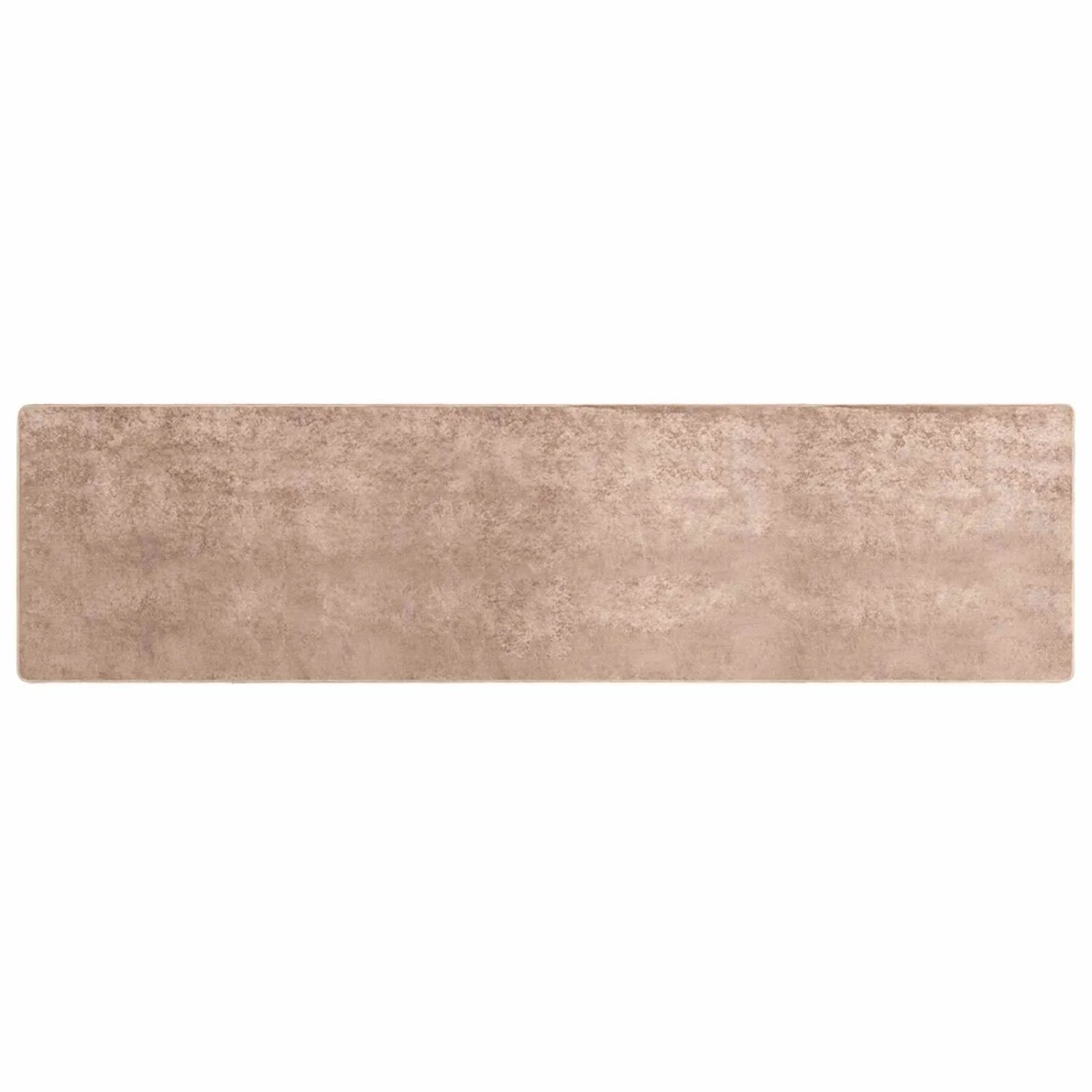 vidaXL Teppichläufer MARSA Sand 100 x 450 cm Polyester und PVC 42023125