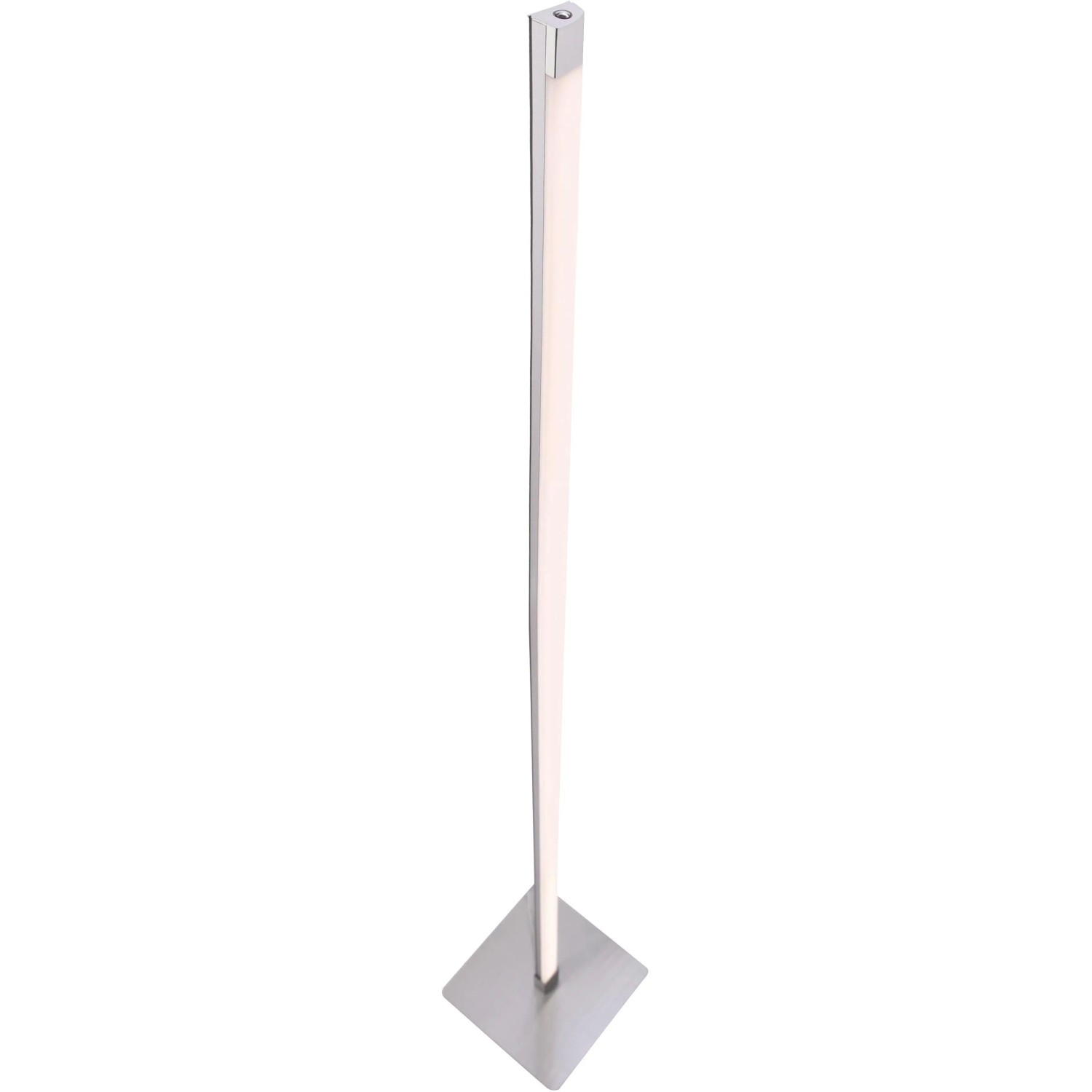 Moderne LED-Stehleuchte Bella aus Stahl, 150 cm hoch, dimmbar. Design-Stehlampe für Wohnräume.