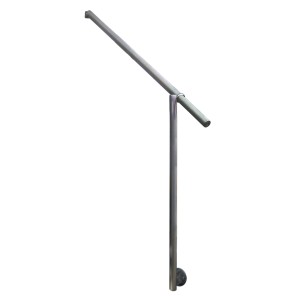 Treba Eingangsgeländer-Set GE3, 150 cm, Edelstahl, zur seitlichen Montage.