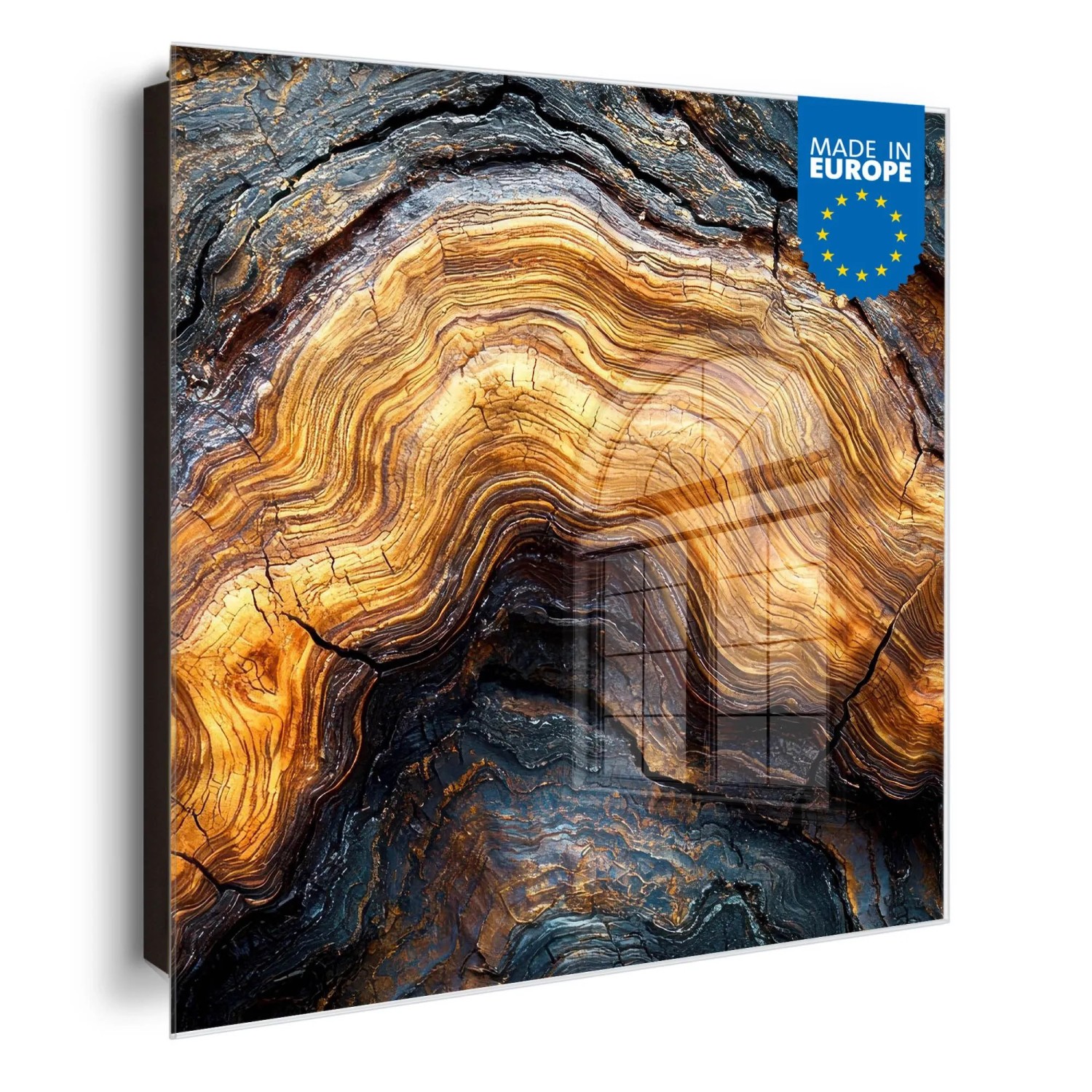 Banjado Großer Schlüsselkasten Glas 30x30cm Schwarz Scharnier Links 50 Hake günstig online kaufen