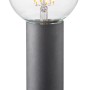 Just Light Tischleuchte Turn me Schwarz, H 14,1cm. Design Lampe mit E27 Fassung.