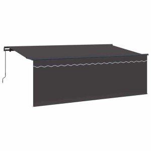 vidaXL Einziehbare Markise Anthrazit 350 x 200 cm 3329658