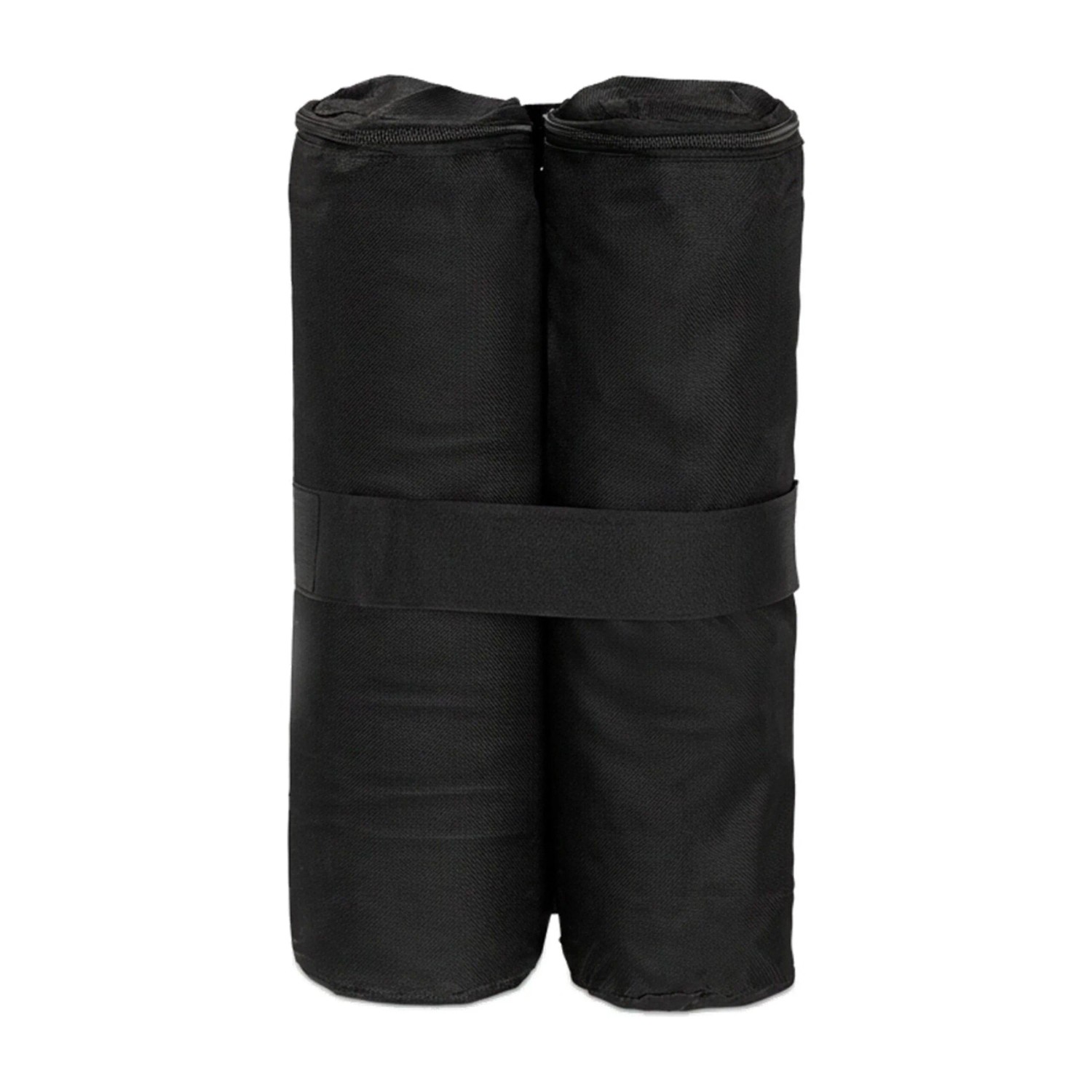 Relaxdays Pavillon Gewichte 4er Set Oxford-Stoff Schwarz Befüllbar 56 cm x 43 cm x 2 cm 160 g