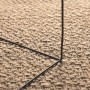 vidaXL Teppich ZIZUR Beige 120x120 cm Jute-Optik Indoor und Outdoor 4010393_3