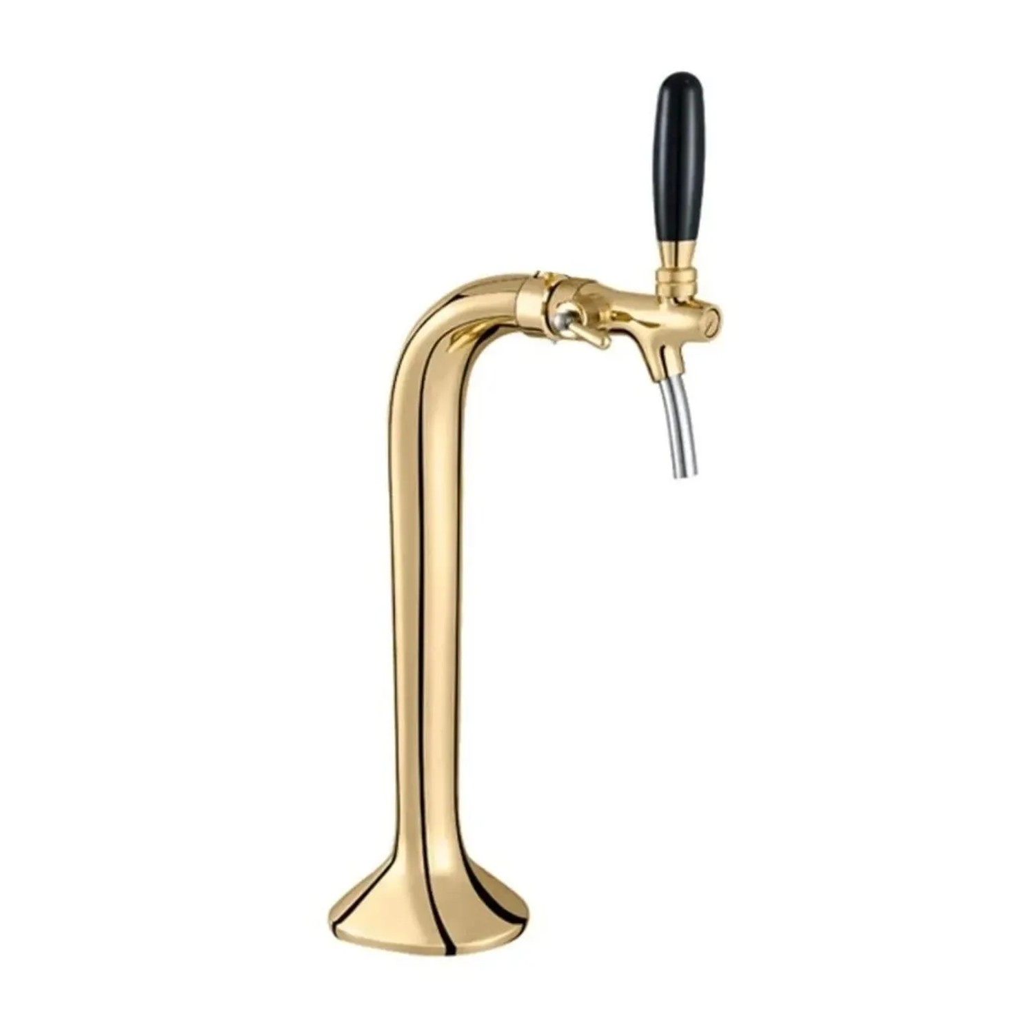 Ich-Zapfe Schanksäule Goldfarben 1- Metall