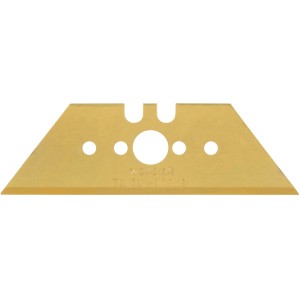 wolfcraft Trapezklinge, TIN-beschichtet, 61mm, für Messer. Profi-Qualität für hohe Standzeit.