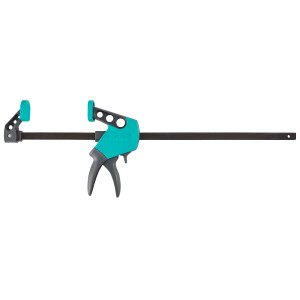 Wolfcraft Einhandzwinge EHZ Easy 75-500, Spannwerkzeug mit ergonomischem Griff und einfacher Bedienung.