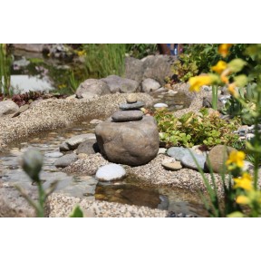 Aquagart Steinfolie 14m X 0,6m Breit Für Bachlauf Ufer Teichfolie Teich Folie Sandfarben Kaufen Bei