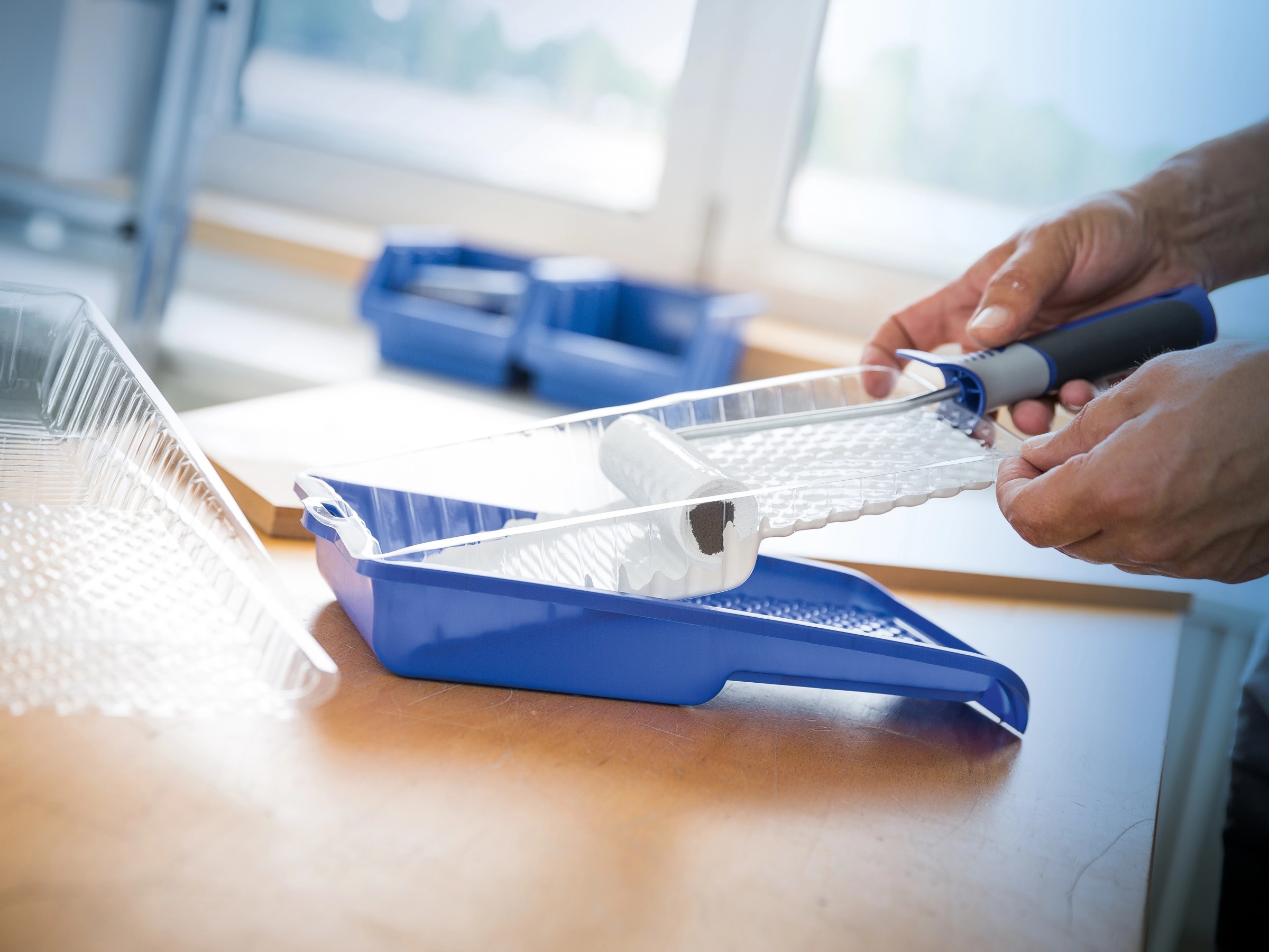 40 Stück Farbwanne Einsätze 22,9cm - Einweg Farbschalen Aus Kunststoff