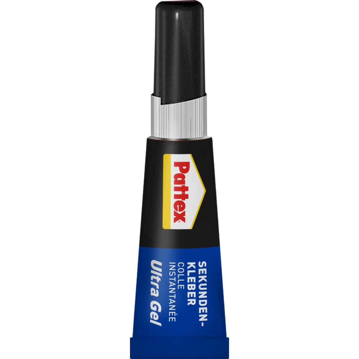 Pattex Sekundenkleber Ultra Gel, flexibler Alleskleber in 3g Tube.