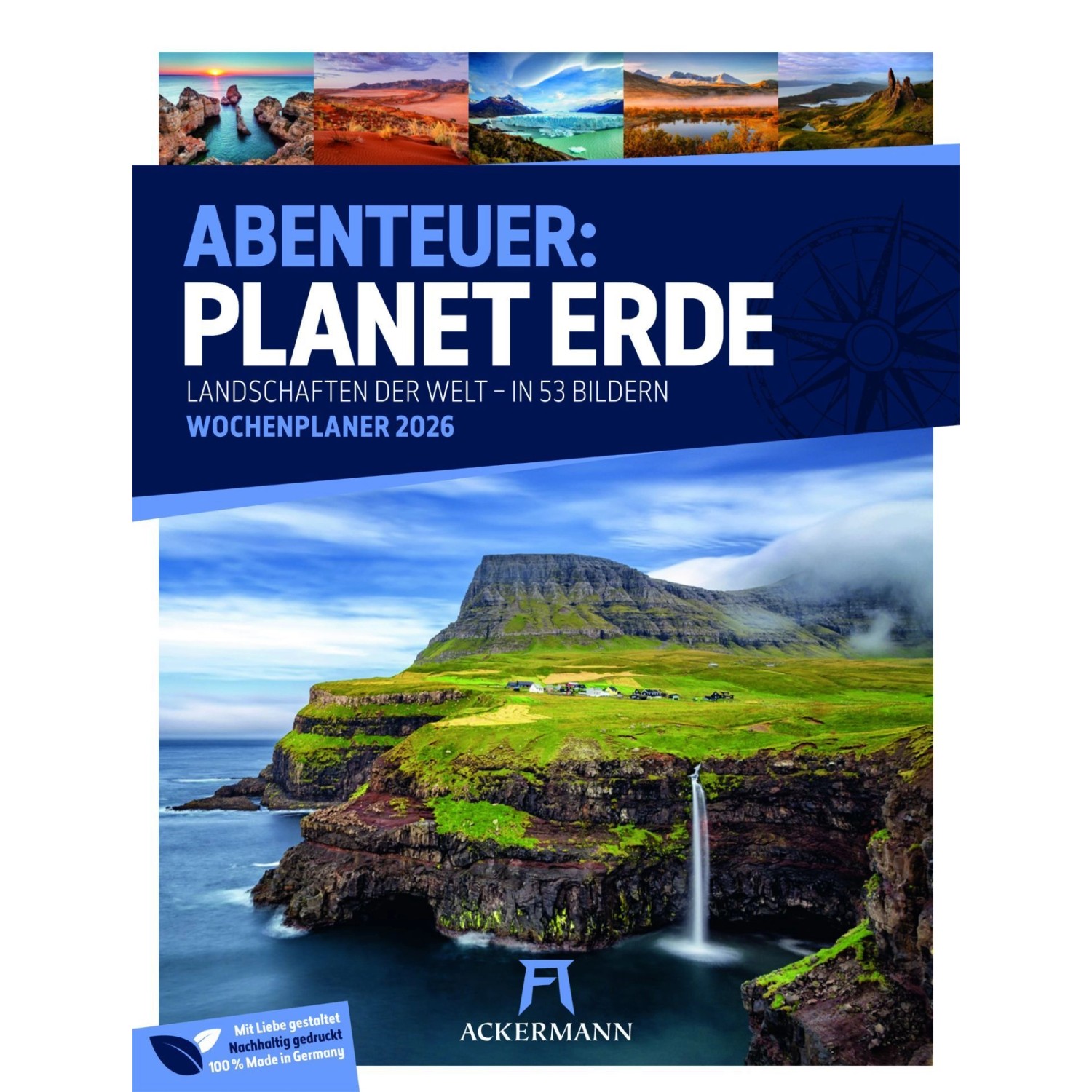 Planet Erde - Landschaften der Welt - Wochenplaner Kalender 2026 günstig online kaufen