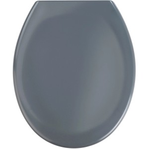 Wenko WC-Sitz Ottana, dunkelgrau, mit Absenkautomatik. Premium WC-Sitz aus Duroplast.