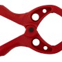 Rote wolfcraft Microfix Federzwinge, 3 cm Spannweite, für Modellbau & universelle Anwendung.
