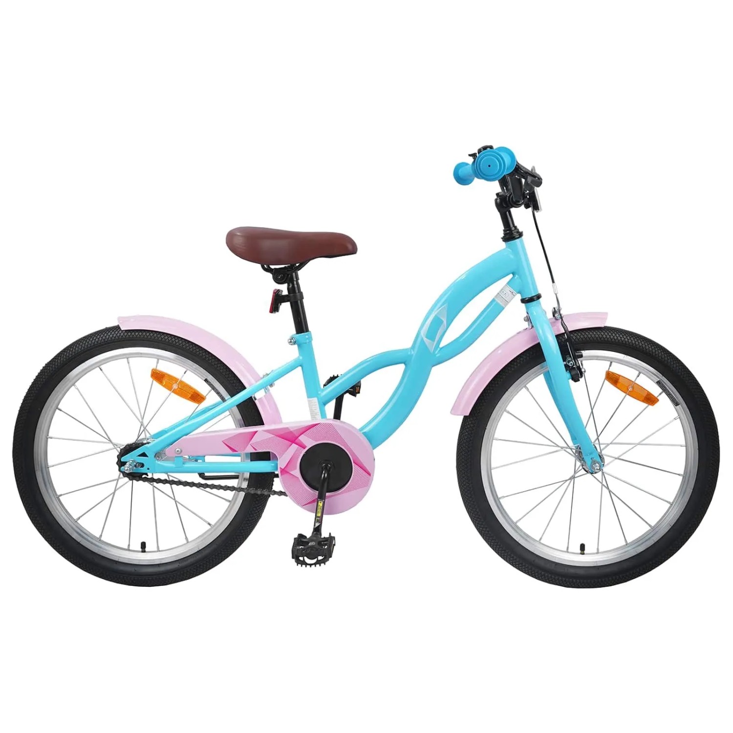 vidaXL Kinderfahrrad 20 Zoll für 6-11 Jahre Alt Himmelblau 42009656