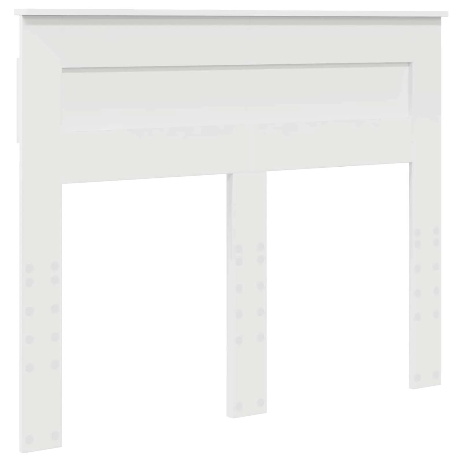 Thumbnail - vidaXL Kopfteil mit Kopfteil Weiß 120 cm Holzwerkstoff 888125