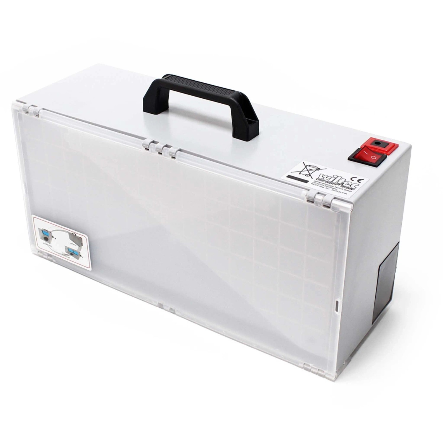 Wiltec Doppel Absauganlage 8M³/Min 52Db Absaugung Farbe Farbnebel Erweiterbar_5