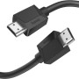 Schwarzes Hama High Speed HDMI-Kabel 4K, Stecker an Stecker, 5 m Länge.