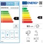 Energieeffizienzlabel der Respekta Premium Küchenzeile mit Details zu Elektrogeräten.