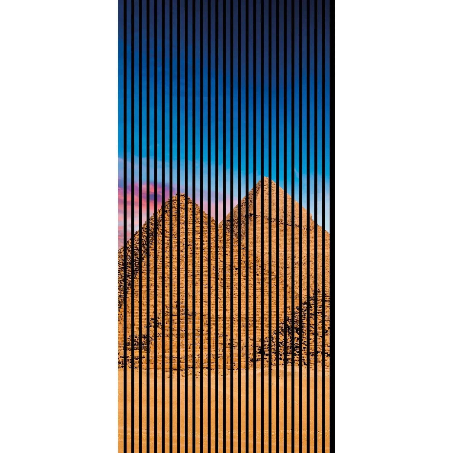 FN Acustico Akustikplatte Pyramiden 1 PET u. MDF Foliert 1.133 x 19 x 2.400 mm