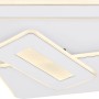Weiße, dimmbare LED-Deckenleuchte Kique von Globo, Smart Home kompatibel.