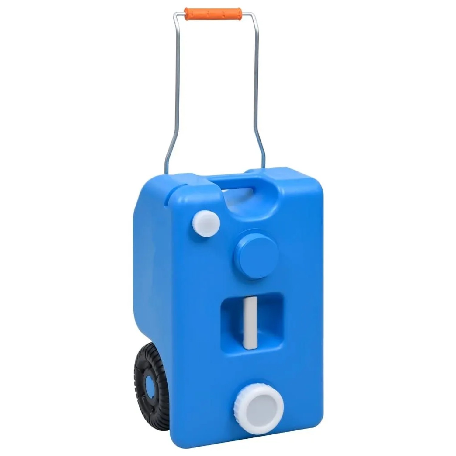vidaXL Camping-Wassertank mit Rollen 25 L Blau 30131