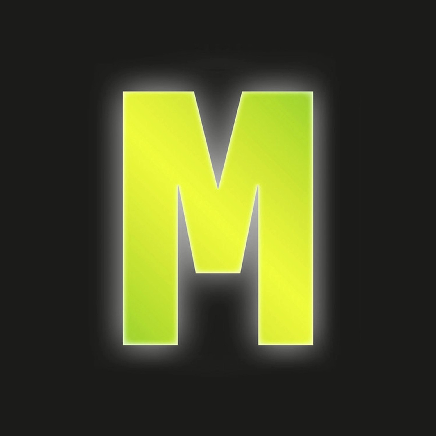 Conacord Klebebuchstabe M Reflektierend 8 cm Gelb günstig online kaufen