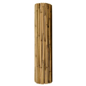 Gerollter Sol Royal SolVision B38 Bambus Sichtschutzzaun, naturfarben, aus robusten Bambusrohren für Garten & Balkon.