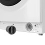 Detailaufnahme: Bauknecht Frontlader-Waschmaschine BPW 914 B, Ablauf und Flusensieb.