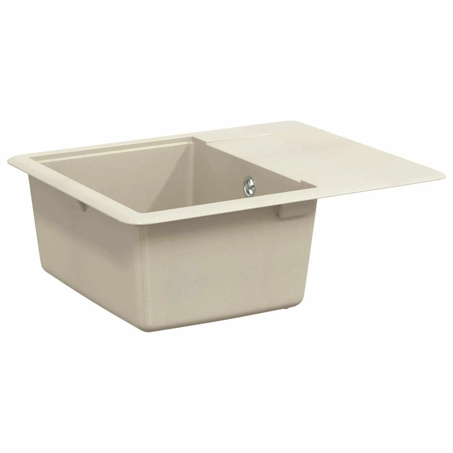 vidaXL Waschbecken Beige 560 x 460 mm 80% Quarz und 20% Harz 42028414