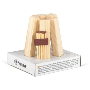 Petromax Feuerkit: Anzündhilfe mit Holz und Streichhölzern für Grill & Kamin.