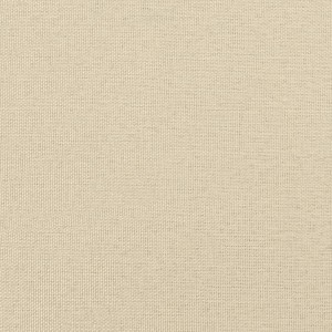 Nahaufnahme des creme-farbenen Stoffbezugs vom vidaXL Tagesbett. Textur des Stoffes ist gut erkennbar.