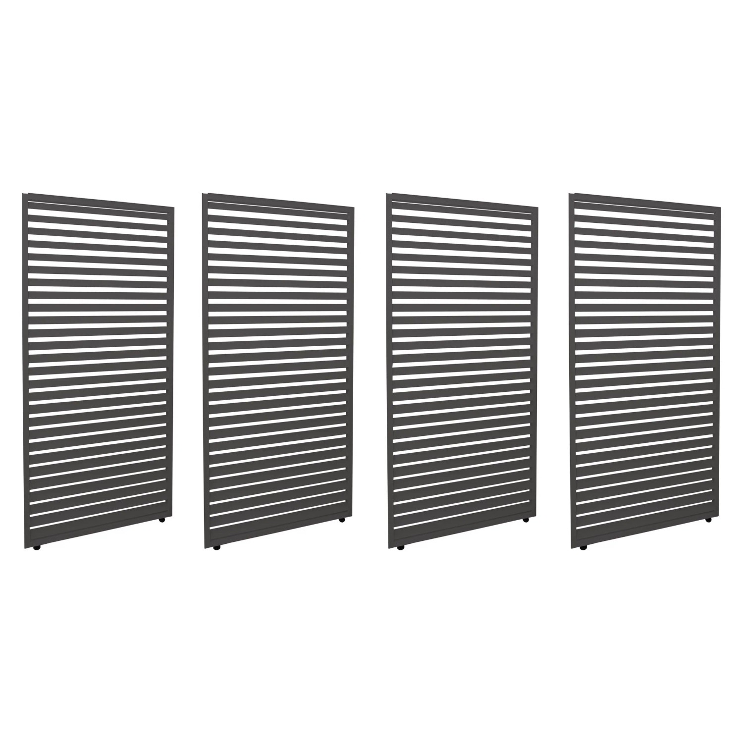 MCW Paneele Für Pergola L46 4er-Set Anthrazit