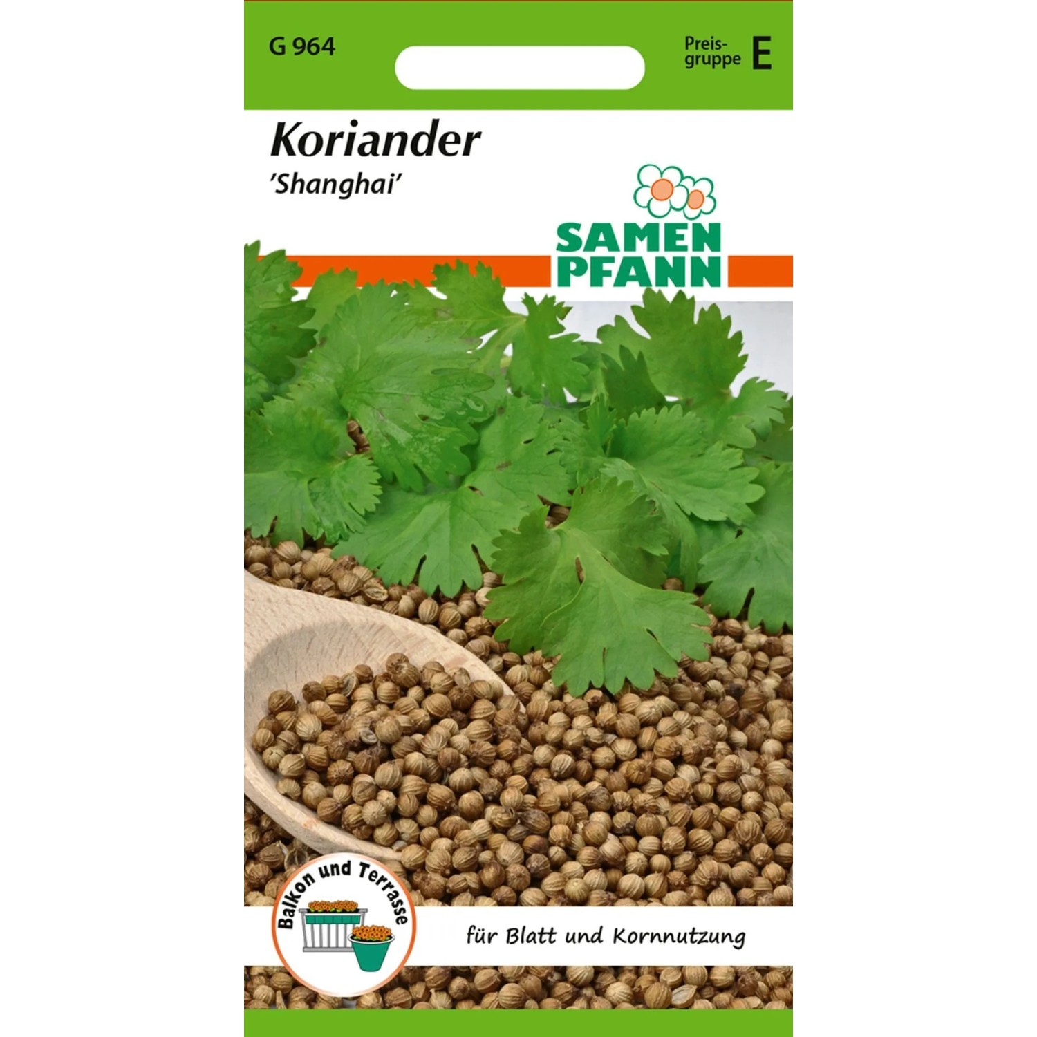 SAMEN PFANN Koriander Shanghai günstig online kaufen
