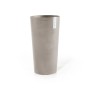 Ecopots Pflanztopf Amsterdam Hoch, Taupe, 41x76 cm. Moderne Pflanzsäule für Innen- und Außenbereich.
