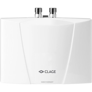 Clage Kleindurchlauferhitzer MBH6, 5,7 kW, für Handwaschbecken, Untertischgerät.